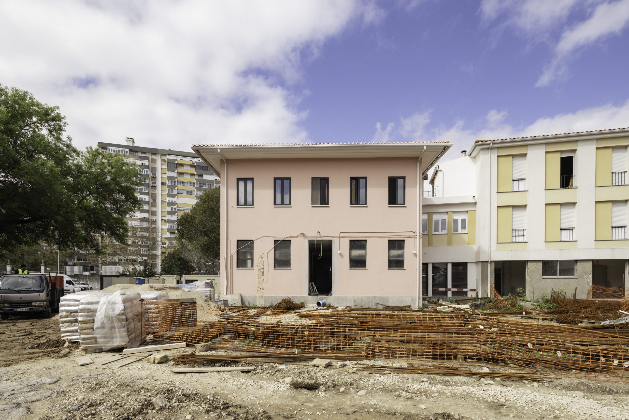 Vista do edifício original