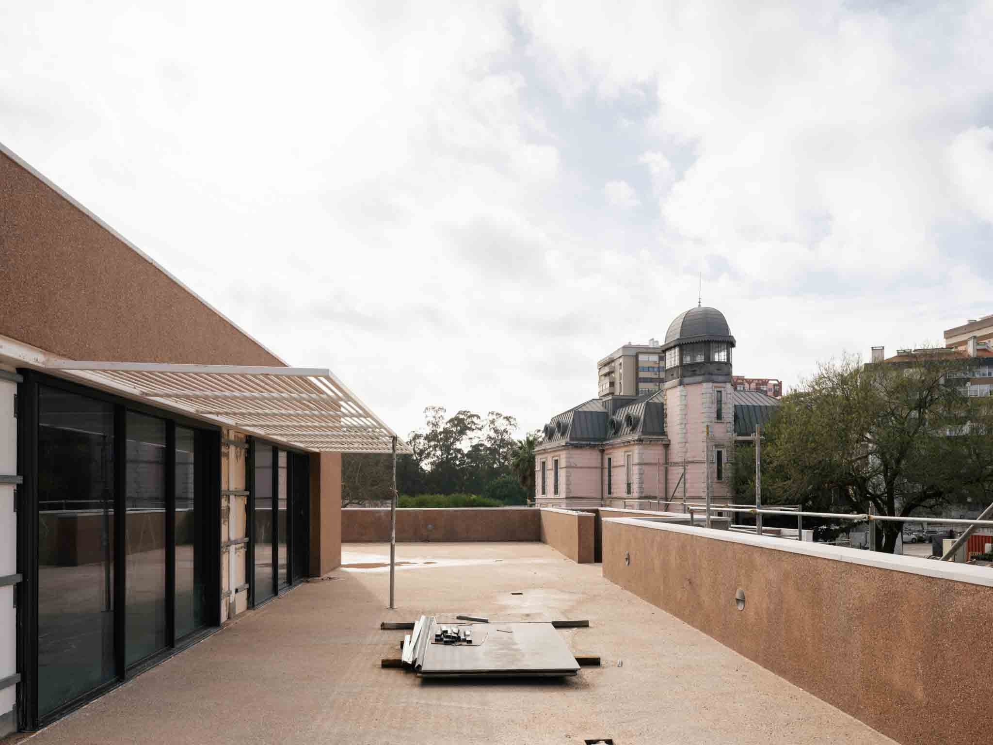 Terraço do novo salão